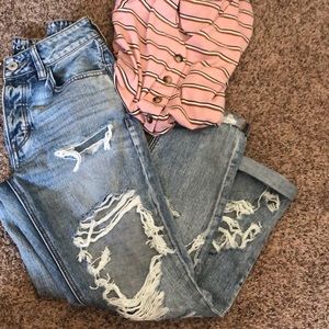 NWT American Eagle Tomgirl Jeans